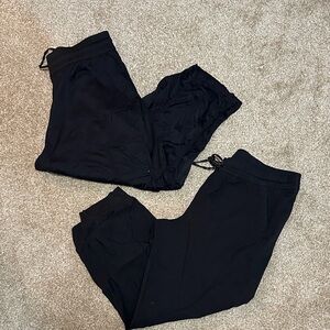 The North Face  Black Cropped Pants 2 pair!